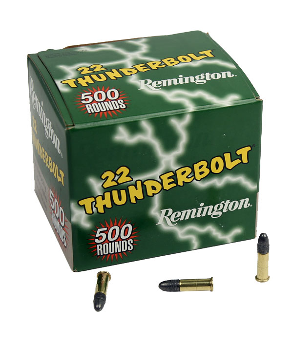 Remington .22LR Thunderbolt 40GR LRN - 500RD Remington .22LR Thunderbolt 40GR LRN - 500RD