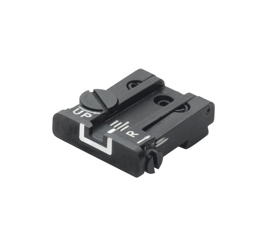 LPA TPU Rear Sight - Glock 17 thru 35 - Top Gun Supply