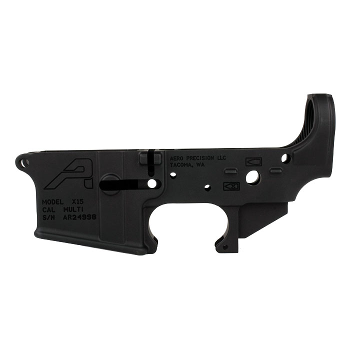 Aero Precision AR15 Stripped Lower Receiver, Gen 2 - BLK
