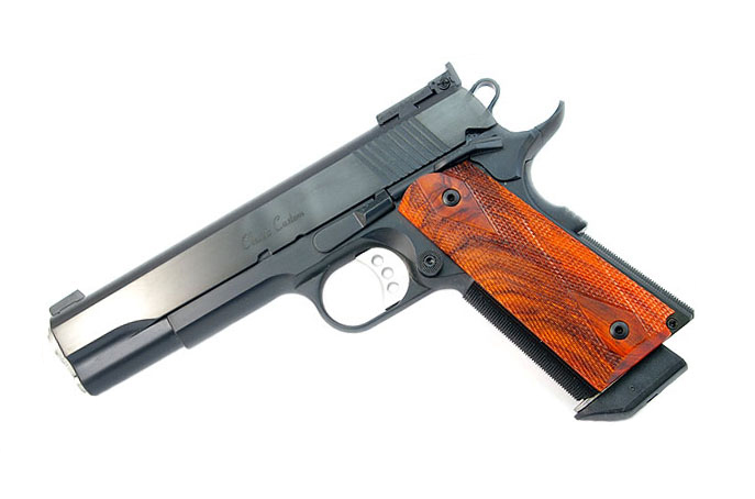 Ed Brown Classic Custom, 5 inch, .45ACP, All Blue, Adjustable Target Sights