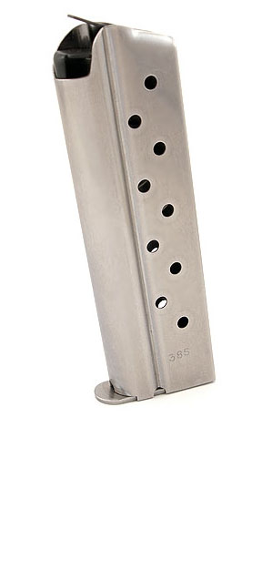 Check-Mate .38 Super, 10RD, Stainless Steel - Full Size 1911 Magazine
