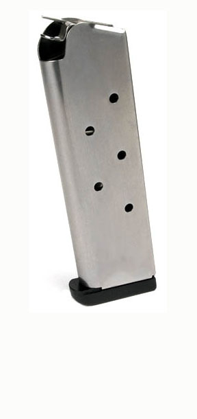 Check-Mate .45ACP, 7RD, SS, Wadcutter, Removable Base - Full Size 1911 Magazine