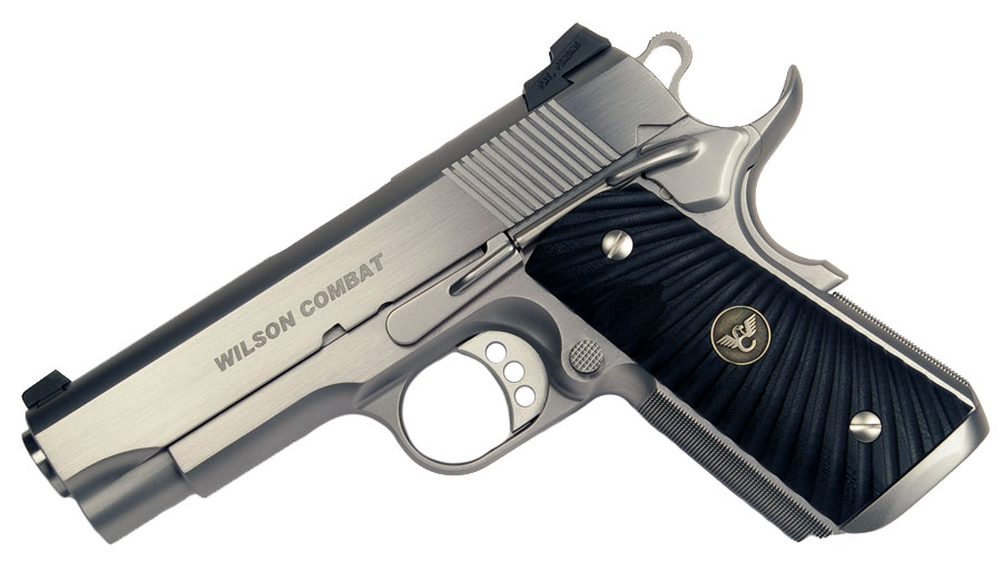Wilson Combat CQB Compact .45ACP, Ambi Safety, Stainless, Round Butt Magwell