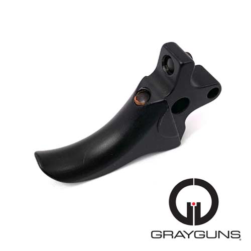 Grayguns Dual Adjustable Curved Trigger - Sig Sauer P-Series - STEEL BLACK