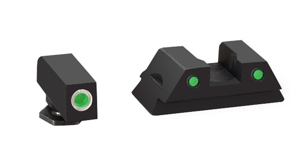 Ameriglo Tritium Night Sight Set - OPERATOR - Glock 42 - Green/Green