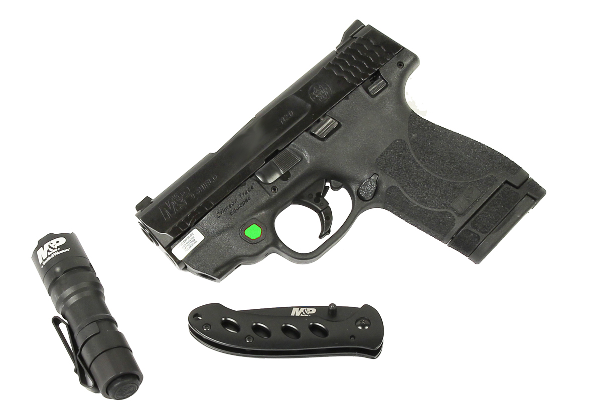 Smith & Wesson Shield M2.0 - Green Laser - EDC Kit Smith & Wesson Shield M2.0 - Green Laser - EDC Kit