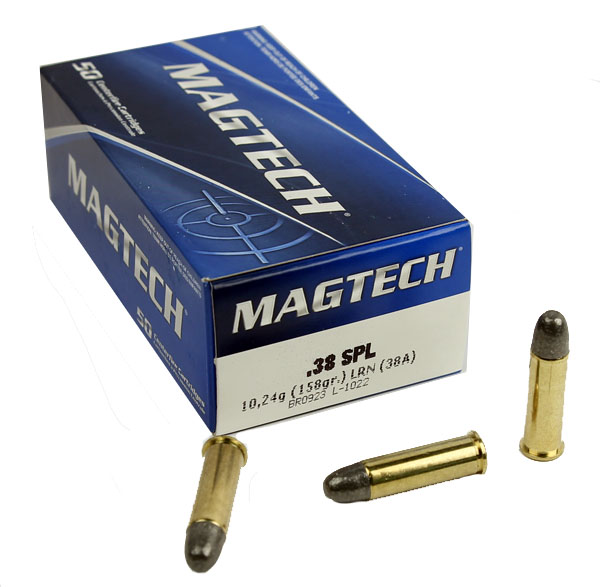 MagTech .38SPL 158GR LRN 50RD Top Gun Supply