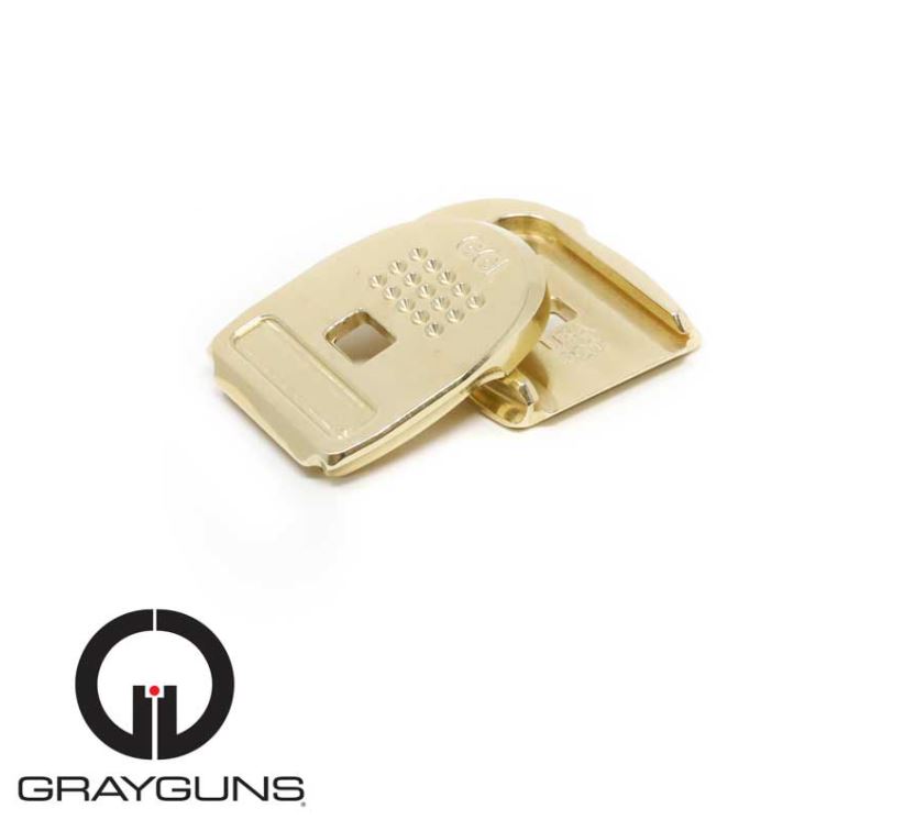 Grayguns Hard Duty Use P320 Magazine Base Pad - Standard Brass 