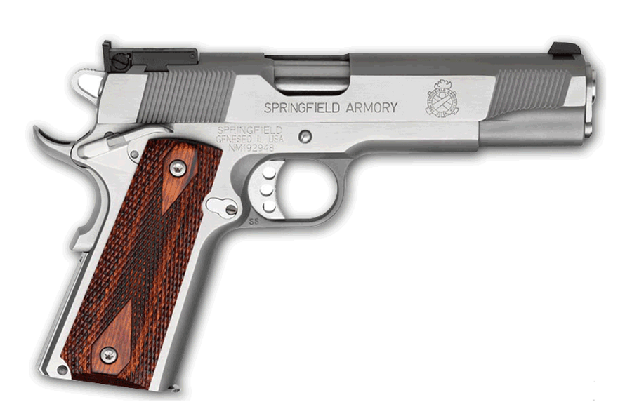 Springfield Armory Loaded Stainless 1911  .45ACP, 5