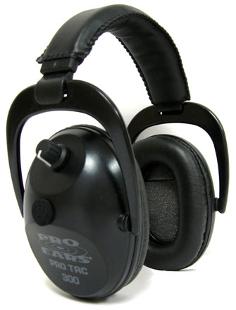 Pro-Ears Electronic Ear Muffs - PRO TAC 300 - BLACK