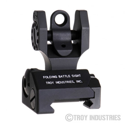 Troy Industries Rear Folding Battle Sight - BLK