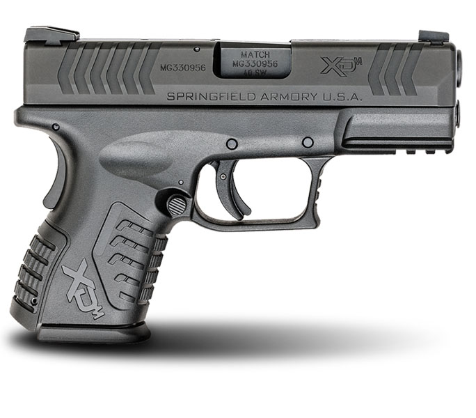 Springfield Armory XDM Compact, .40 S&W, Fixed Sights, 3.8