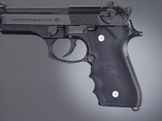 Hogue Rubber Finger Groove Grips Beretta 92/96 Series Hogue Rubber Finger Groove Grips Beretta 92/96 Series