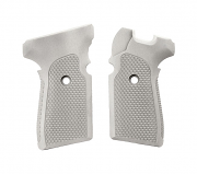 Hogue Extreme Aluminum Grips P239 - CHECKERED CLEAR ANODIZED Hogue Extreme Aluminum Grips P239 - CHECKERED CLEAR ANODIZED