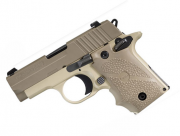 Sig Sauer P238 .380ACP, Desert, Night Sights, SAO