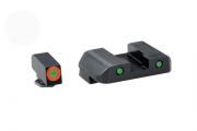 Ameriglo Tritium Night Sight Set - Spartan Tactical - For Glock 9mm, .40, .357, .45 G.A.P. - Green/Green Ameriglo Tritium Night Sight Set - Spartan Tactical - For Glock 9mm, .40, .357, .45 G.A.P. - Green/Green