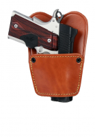 Gould & Goodrich Ambidextrous Belt Slide Holster, BROWN - 1911/UNIVERSAL SMALL AUTO Gould & Goodrich Ambidextrous Belt Slide Holster, BROWN - 1911/UNIVERSAL SMALL AUTO