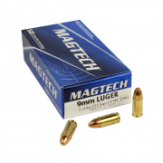 Magtech 9mm Brass case, 124 Grain FMJ ammo. 1000 round case - CDVS