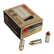Hornady FTX Critical Defense .40S&W 165 GR. HP - 20RD Hornady FTX Critical Defense .40S&W 165 GR. HP - 20RD