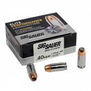 Sig Sauer .40S&W 165 GR. Elite V-Crown JHP - 20RD Sig Sauer .40S&W 165 GR. Elite V-Crown JHP - 20RD