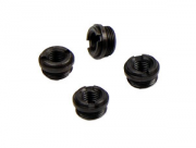 Ed Brown 1911 Slim Grip Screw Bushings, 4PK - Blue