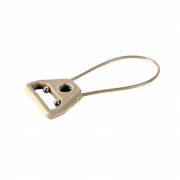 Blue Force Gear Molded Universal Wire Loop - Push Button Socket - Tan  Blue Force Gear Molded Universal Wire Loop - Push Button Socket - Tan