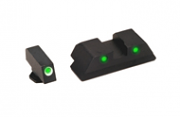 Ameriglo Tritium Night Sight Set - OPERATOR - For Glock 10mm, .45 - Green/Green Ameriglo Tritium Night Sight Set - OPERATOR - For Glock 10mm, .45 - Green/Green