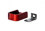 Mec-Gar Adapter - PLUS 2 for Metal Floorplate - Aluminum, Red