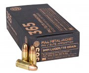 Sig Sauer 9mm 115 GR. Elite 365 FMJ - 50RD Sig Sauer 9mm 115 GR. Elite 365 FMJ - 50RD