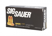 Sig Sauer 9mm 147 GR. Elite Ball FMJ - 50RD Sig Sauer 9mm 147 GR. Elite Ball FMJ - 50RD