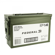 Federal Lake City XM193 5.56 NATO 55GR. FMJ - 400 Round Can Federal Lake City XM193 5.56 NATO 55GR. FMJ - 400 Round Can