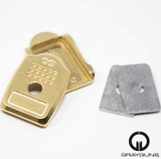 Grayguns Hard Duty Use VP9/P30 Magazine Base Pad - Standard Brass Grayguns Hard Duty Use VP9/P30 Magazine Base Pad - Standard Brass