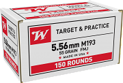 Winchester 5.56mm 55GR FMJ - 150RD