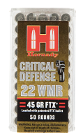 Hornady Critical Defense 22 WMR 45 gr Flex Tip eXpanding - 20RD Hornady Critical Defense 22 WMR 45 gr Flex Tip eXpanding - 20RD