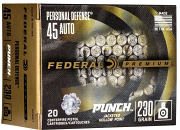 Federal Punch .45ACP 230 GR. JHP - 20RD Federal Punch .45ACP 230 GR. JHP - 20RD
