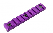 Timber Creek Outdoors 9 Slot Picatinny Rail - KeyMod - Purple Timber Creek Outdoors 9 Slot Picatinny Rail - KeyMod - Purple